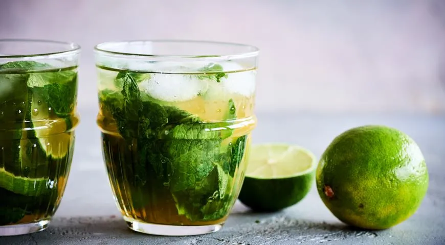   Mojito zo zeleného čaju