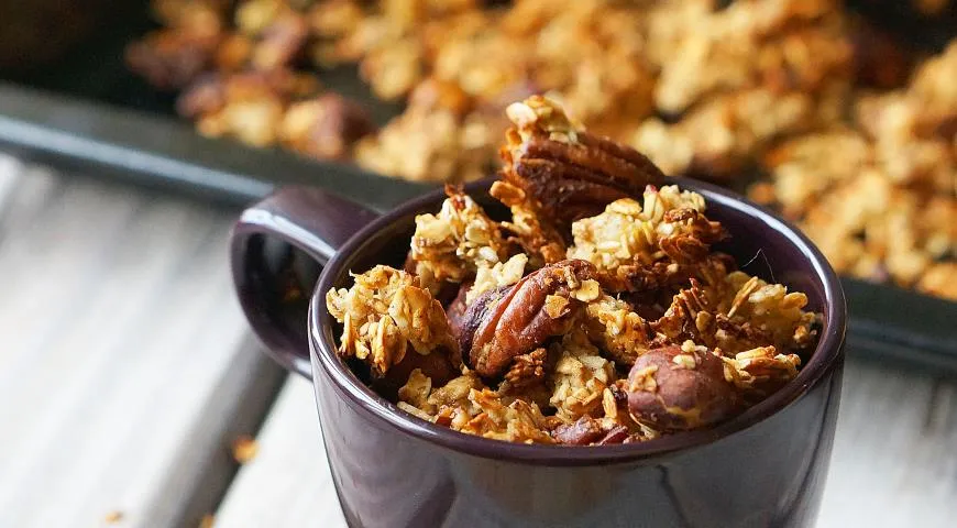 Banánová granola