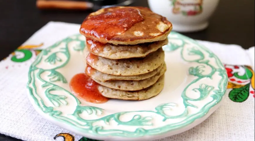 Ovseno-banánové palacinky so srvátkou