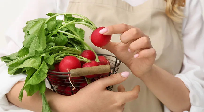 Reďkovky majú veľa vlákniny, preto sú užitočné najmä pre ľudí s gastrointestinálnymi ochoreniami