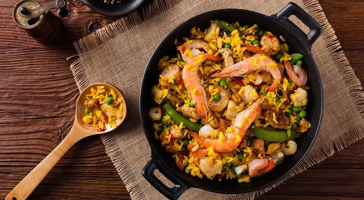 Španielska paella, klasický recept