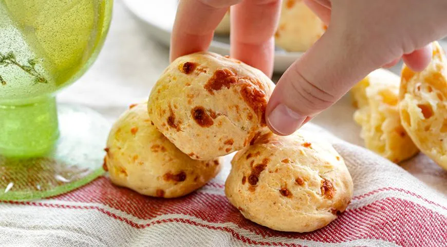 Brazílske syrové guľky pão de queijo