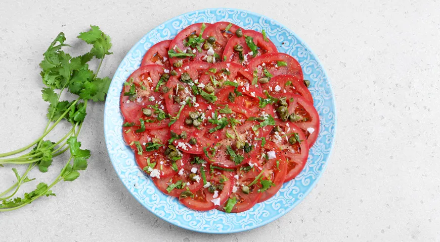 Paradajkové carpaccio